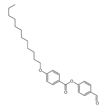 (4-formylphenyl) 4-dodecoxybenzoate Structure