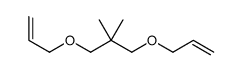 2,2-dimethyl-1,3-bis(prop-2-enoxy)propane结构式