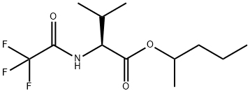 N-(Trifluoroacetyl)-L-valine 1-methylbutyl ester结构式
