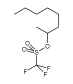 octan-2-yl trifluoromethanesulfonate结构式