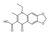 5-ethyl-6-methyl-8-oxo-5,8-dihydro-[1,3]dioxolo[4,5-g]quinoline-7-carboxylic acid结构式