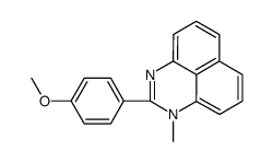 2-(4-methoxyphenyl)-1-methylperimidine结构式
