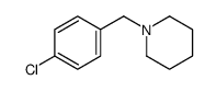 1-[(4-chlorophenyl)methyl]piperidine结构式