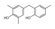 4-[(2-hydroxy-5-methylphenyl)methyl]-2,6-dimethylphenol Structure