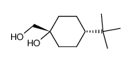 cis-4-tert-Butyl-1-(hydroxymethyl)-1-cyclohexanol Structure