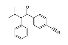4-(3-methyl-2-phenylbutanoyl)benzonitrile Structure