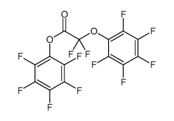 (2,3,4,5,6-pentafluorophenyl) 2,2-difluoro-2-(2,3,4,5,6-pentafluorophenoxy)acetate结构式