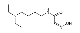 N-[4-(diethylamino)butyl]-2-hydroxyiminoacetamide结构式