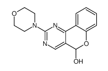 2-morpholin-4-yl-5H-chromeno[4,3-d]pyrimidin-5-ol Structure