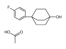 acetic acid,1-(4-fluorophenyl)bicyclo[2.2.2]octan-4-ol结构式