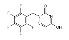 2-[(2,3,4,5,6-pentafluorophenyl)methyl]-1,2,4-triazine-3,5-dione Structure