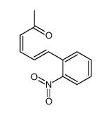 6-(2-nitrophenyl)hexa-3,5-dien-2-one Structure