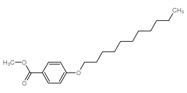 4-n-十一氧基苯甲酸甲酯结构式