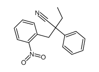 2-(2-nitrobenzyl)2-phenylbutanenitrile结构式