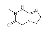 2-methyl-1,4,6,7-tetrahydroimidazo[2,1-c][1,2,4]triazin-3-one结构式