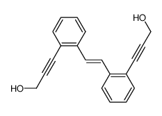 2,2'-Bis(3-hydroxy-1-propinyl)-trans-stilben结构式