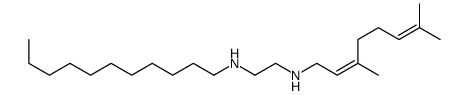 N'-(3,7-dimethylocta-2,6-dienyl)-N-undecylethane-1,2-diamine Structure