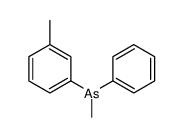 methyl-(3-methylphenyl)-phenylarsane结构式