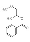 1-methoxypropan-2-yl benzoate Structure