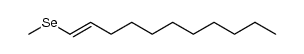 1-methylselanyl-undec-1-ene Structure