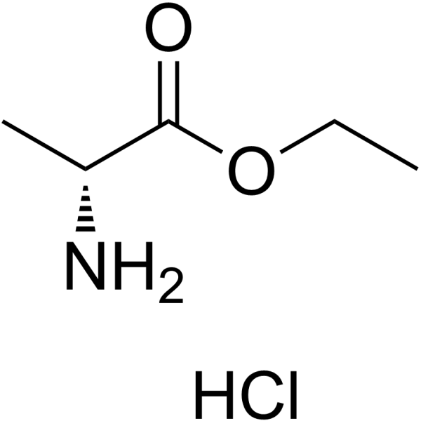 D-Alanine ethyl ester hydrochloride Structure