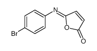 5-(4-bromophenyl)iminofuran-2-one结构式