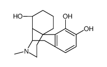 17-Methylmorphinan-3,4,8α-triol Structure