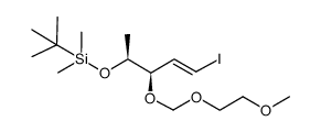 (8R,9S)-8-((E)-2-iodovinyl)-9,11,11,12,12-pentamethyl-2,5,7,10-tetraoxa-11-silatridecane Structure