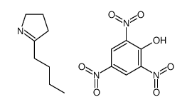 5-butyl-3,4-dihydro-2H-pyrrole,2,4,6-trinitrophenol结构式
