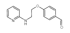 4-[N-(2-Pyridylamino)ethoxy]benzaldehyde Structure