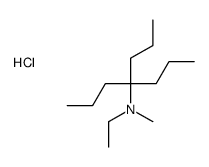 ethyl-methyl-(4-propylheptan-4-yl)azanium,chloride结构式