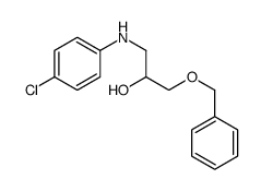 1-(4-chloroanilino)-3-phenylmethoxypropan-2-ol Structure