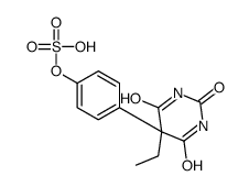 [4-(5-ethyl-2,4,6-trioxo-1,3-diazinan-5-yl)phenyl] hydrogen sulfate结构式