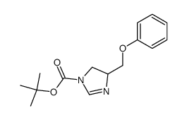 4-Phenoxymethyl-4,5-dihydro-imidazole-1-carboxylic acid tert-butyl ester结构式