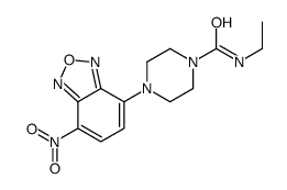 N-ethyl-4-(4-nitro-2,1,3-benzoxadiazol-7-yl)piperazine-1-carboxamide Structure