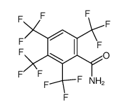 2,3,4,6-tetrakis(trifluoromethyl)benzamide结构式