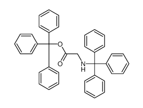 trityl 2-(tritylamino)acetate结构式
