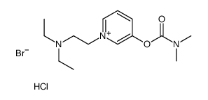 [1-[2-(diethylamino)ethyl]pyridin-1-ium-3-yl] N,N-dimethylcarbamate,bromide,hydrochloride Structure