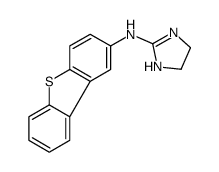 N-dibenzothiophen-2-yl-4,5-dihydro-1H-imidazol-2-amine结构式