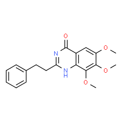 4(1H)-Quinazolinone,6,7,8-trimethoxy-2-(2-phenylethyl)- (9CI) Structure