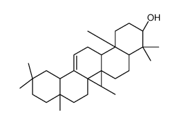 (3R,6aR,6bS,8aR,12aS,14aR,14bR)-4,4,6a,6b,8a,11,11,14b-octamethyl-1,2,3,4a,5,6,7,8,9,10,12,12a,14,14a-tetradecahydropicen-3-ol结构式