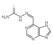 Hydrazinecarbothioamide,2-(9H-purin-6-ylmethylene)- structure