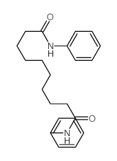 Decanediamide,N1,N10-diphenyl-结构式