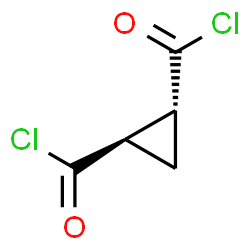 1,2-Cyclopropanedicarbonyl dichloride, (1R,2R)-rel- (9CI)结构式