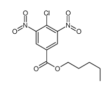 pentyl 4-chloro-3,5-dinitrobenzoate Structure