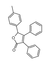 3,4-diphenyl-5-p-tolylfuran-2(5H)-one Structure