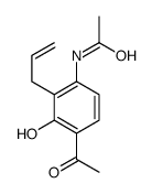 N1-(4-ACETYL-2-ALLYL-3-HYDROXYPHENYL)ACETAMIDE Structure