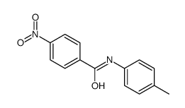 N-(4-methylphenyl)-4-nitrobenzamide结构式