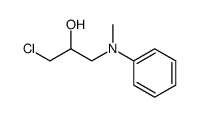1-chloro-3-(N-methyl-N-phenylamino)propan-2-ol结构式