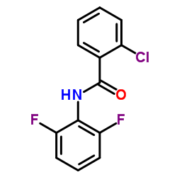 2-Chloro-N-(2,6-difluorophenyl)benzamide结构式